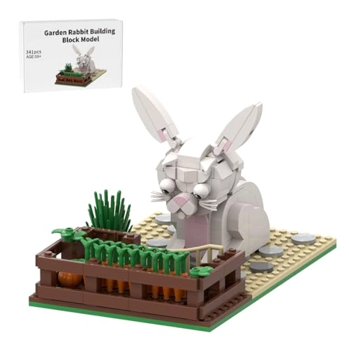 Country Bunny and Garden Building Blocks Set - 341 pcs