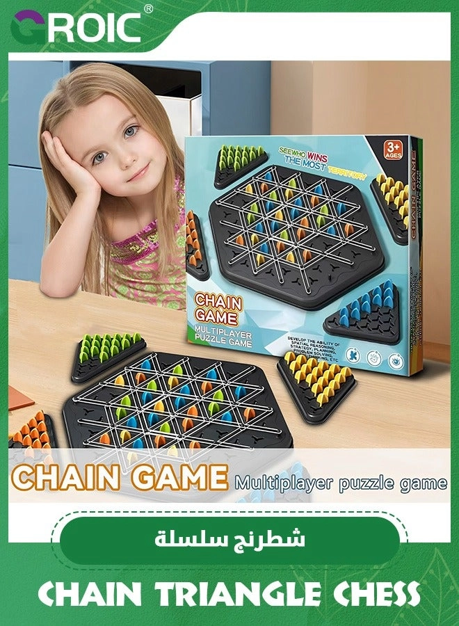 Chain Triangle Chess Game - Rubber Band Game