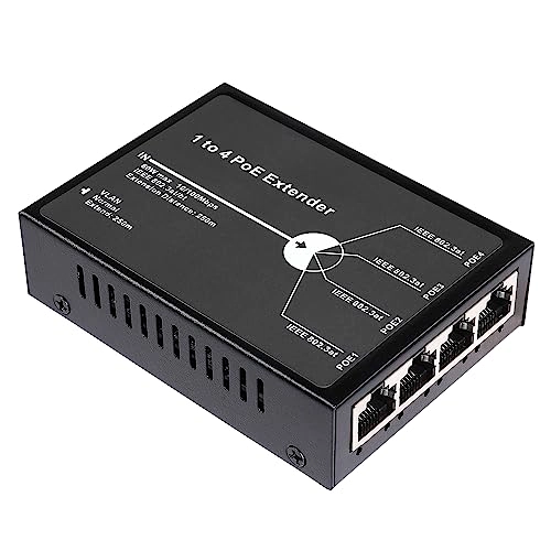 POE5004G-V2 - 48V 30W 4 IEEE802.3af/at/BT 10/100/1000Mbps 60W
