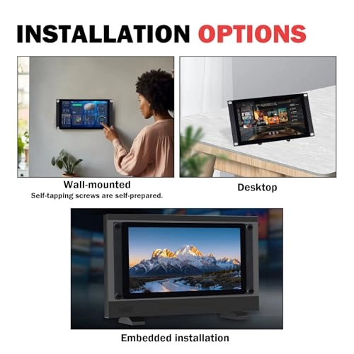 LCD Touch Screen 3U Rack Mount Monitor - DP-0100 9 Inches 1280x720