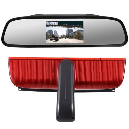 Reversing Camera + LCD Colour Display Monitor - Night vision AHD video signal or CVBS signal 1280 x 720 pixels