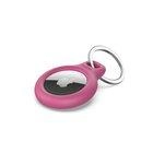 Secure Holder With Keyring - Pink Apple Airtag