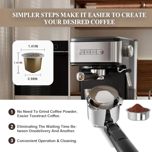 Espresso Machine - 20 Bar Milk Frother Steam Wand