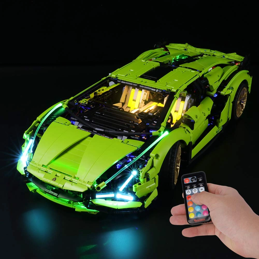 BRIKSMAX Led Lighting Kit for LEGO Technic Lamborghini Sián FKP 37 42115