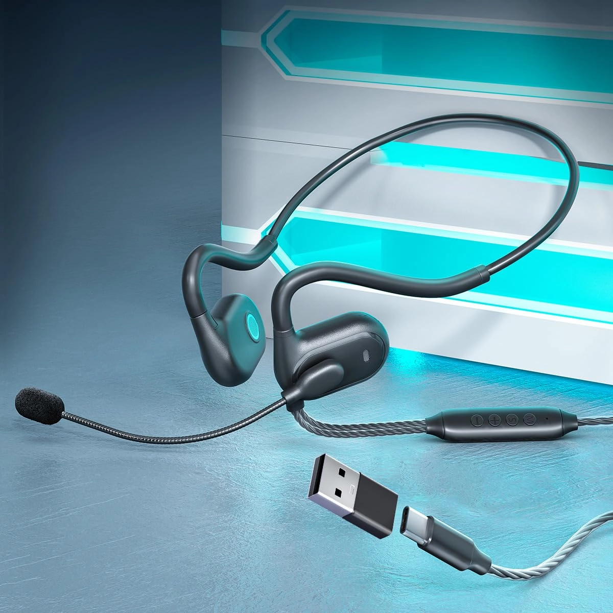 H08USB Wired Headphone