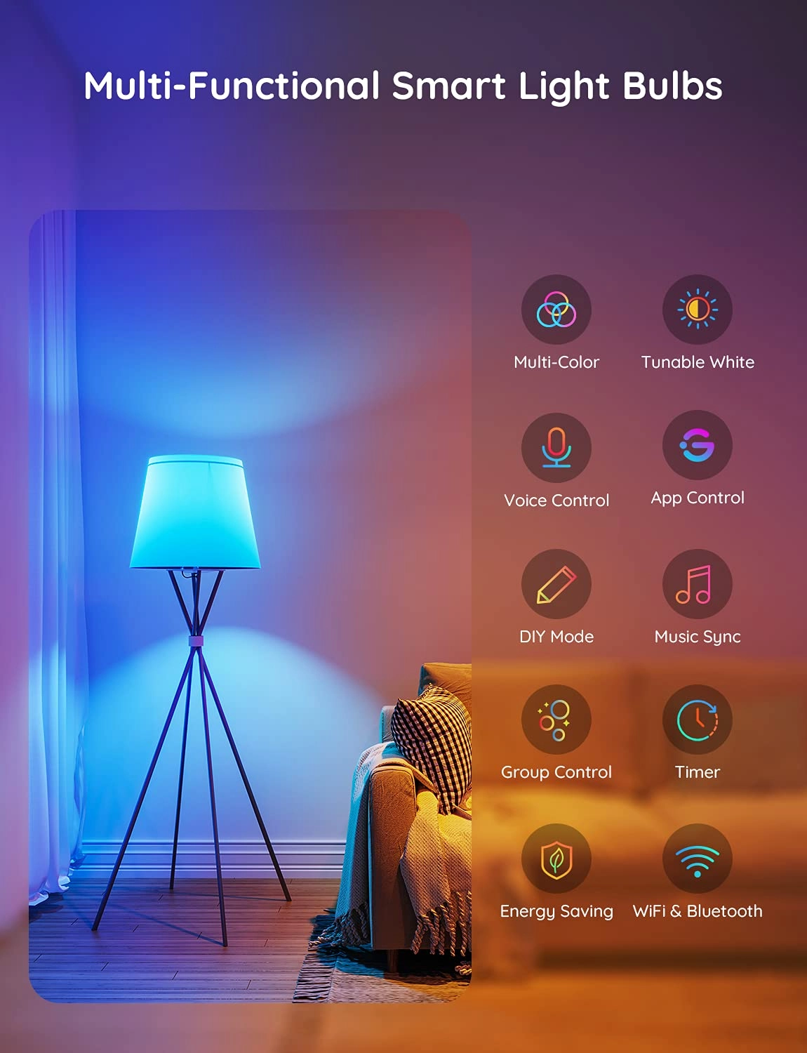 Smart Wifi&BLE Light Bulb