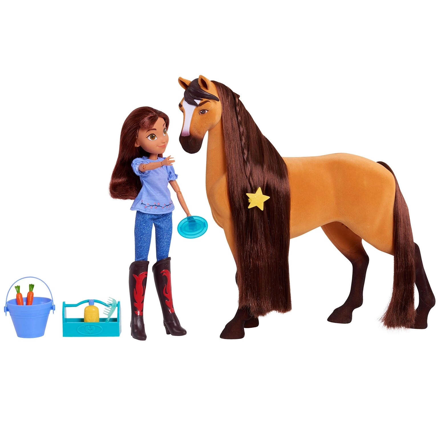 Just Play Spirit Horse - 14 Inch + Lucky Doll - 11.5 Inch Ages 3+