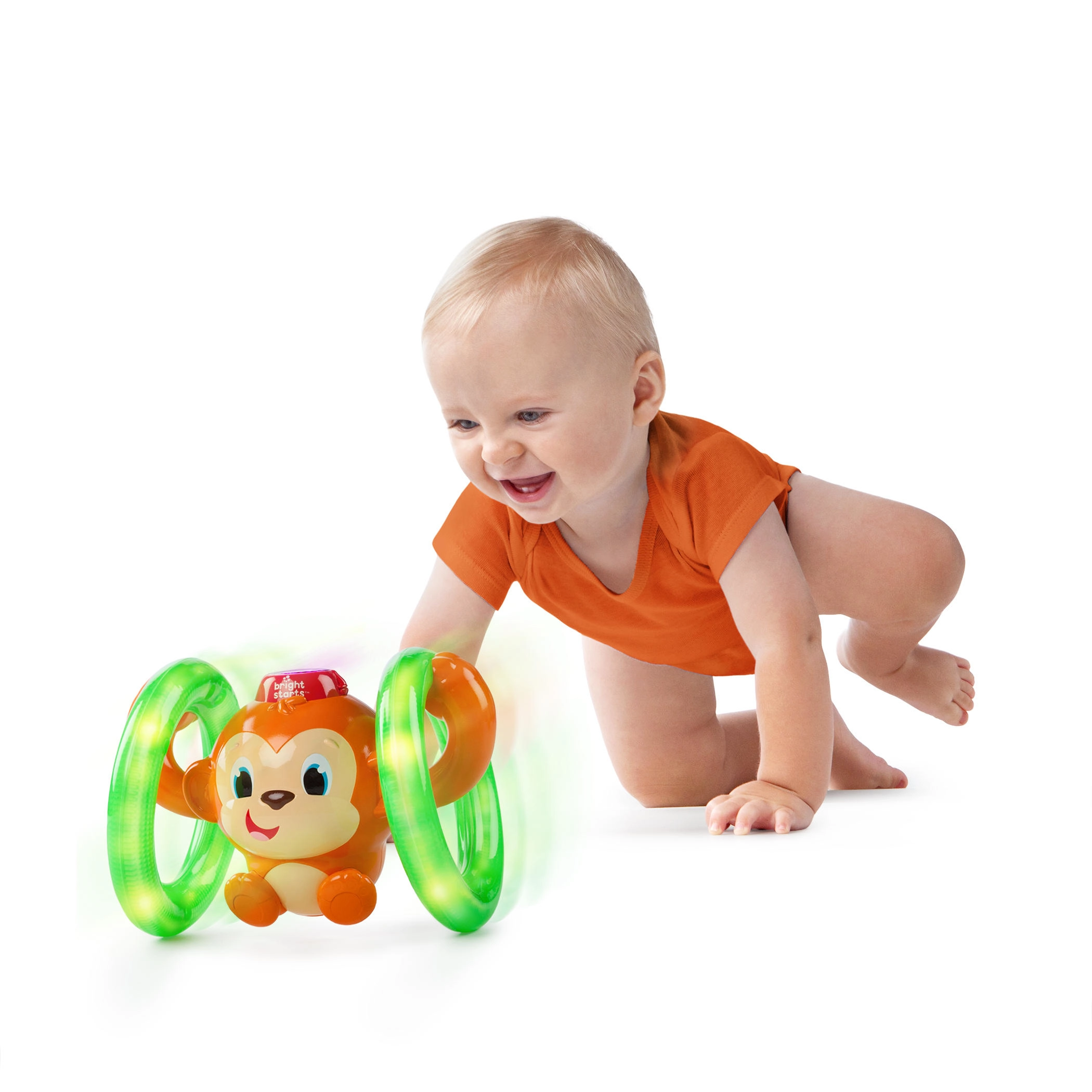 Bright Starts Roll & Glow Monkey - 6 months+