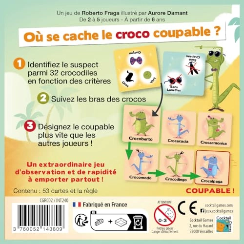 RapidCroco - Card Game (French)