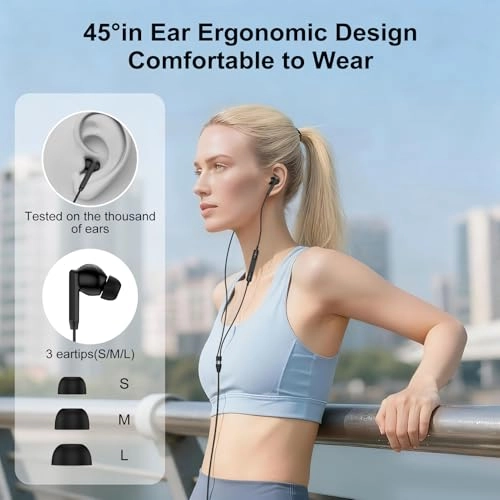 USB C Headphones Wired Earbud