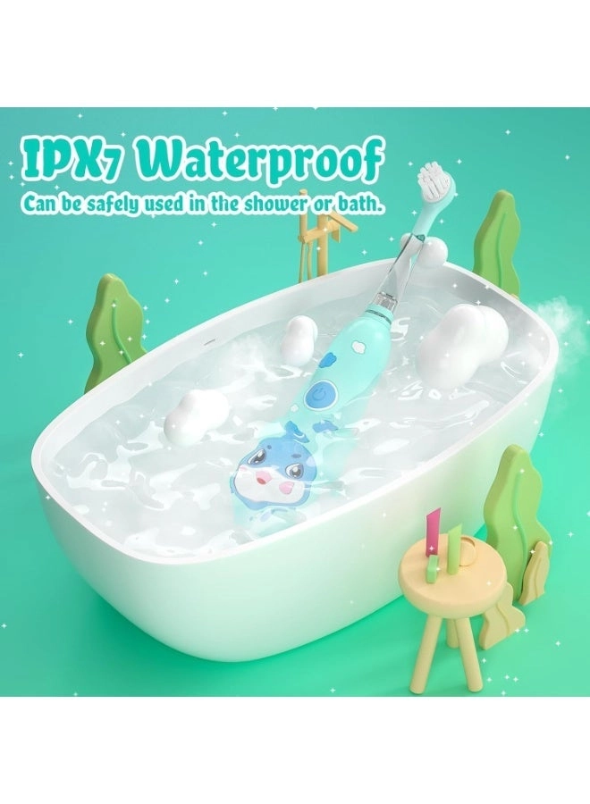 SG2139 - Kids Electric Toothbrush 8 Heads Magnetic Charging