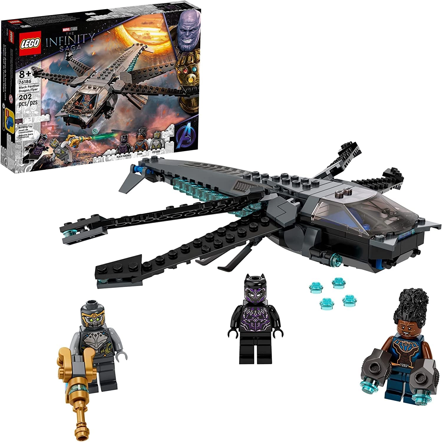 Marvel Black Panther Dragon Flyer (76186)