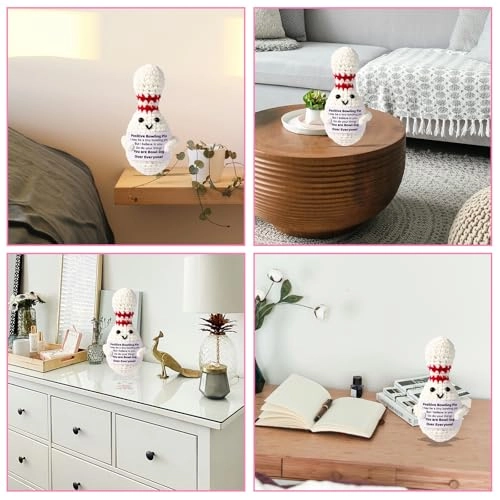 Positive Crocheted Bowling Ball - 11 cm Cotton