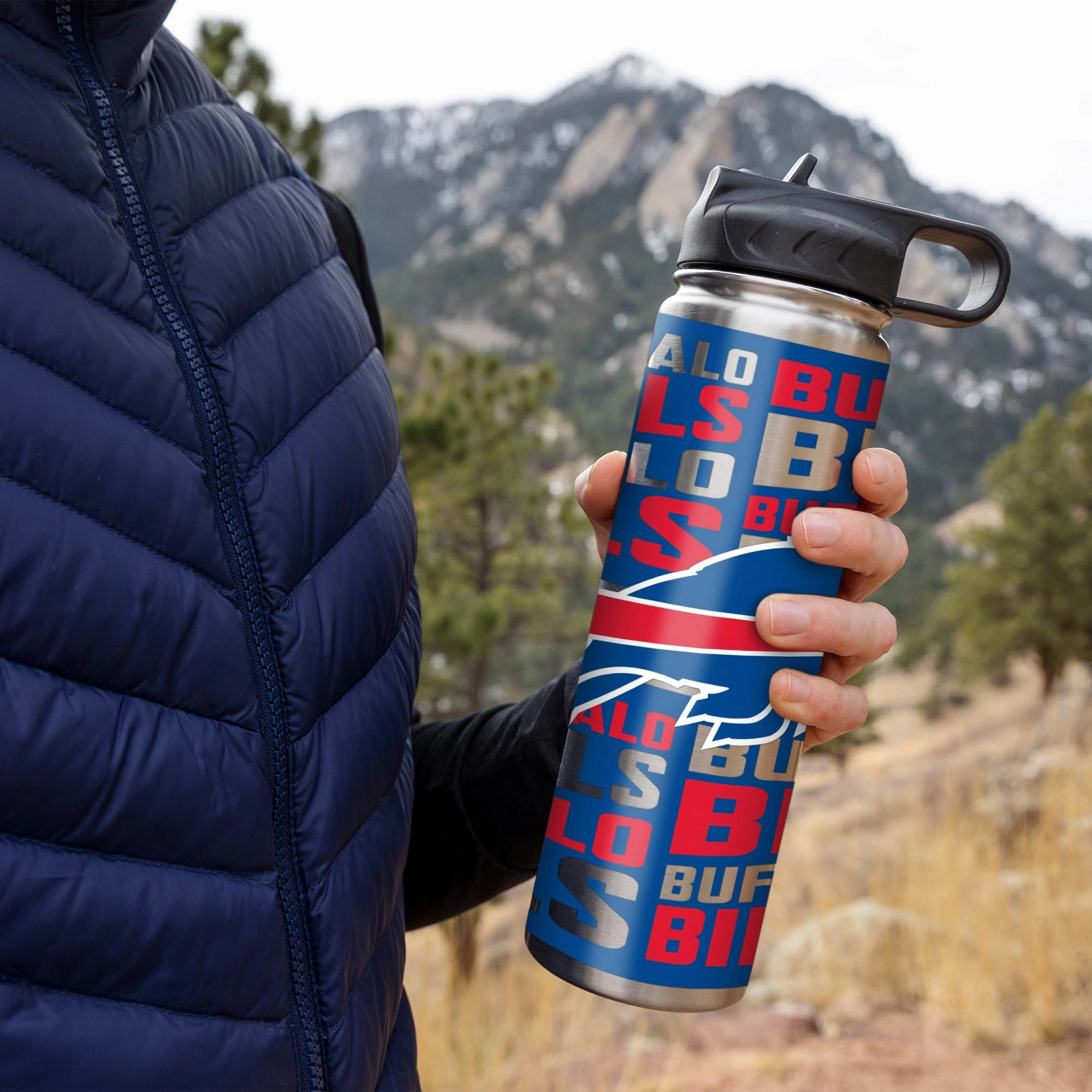 Stainless Steel NFL Football Tumbler - 650ml