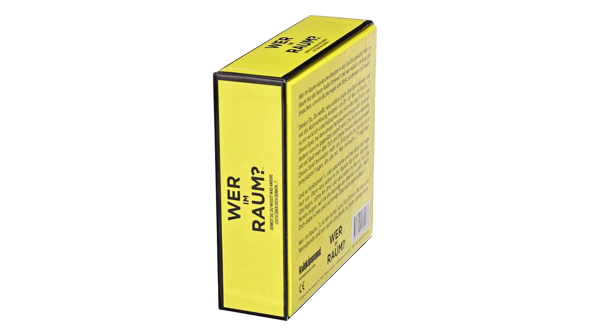 Wer im Raum? - Party card game (German)