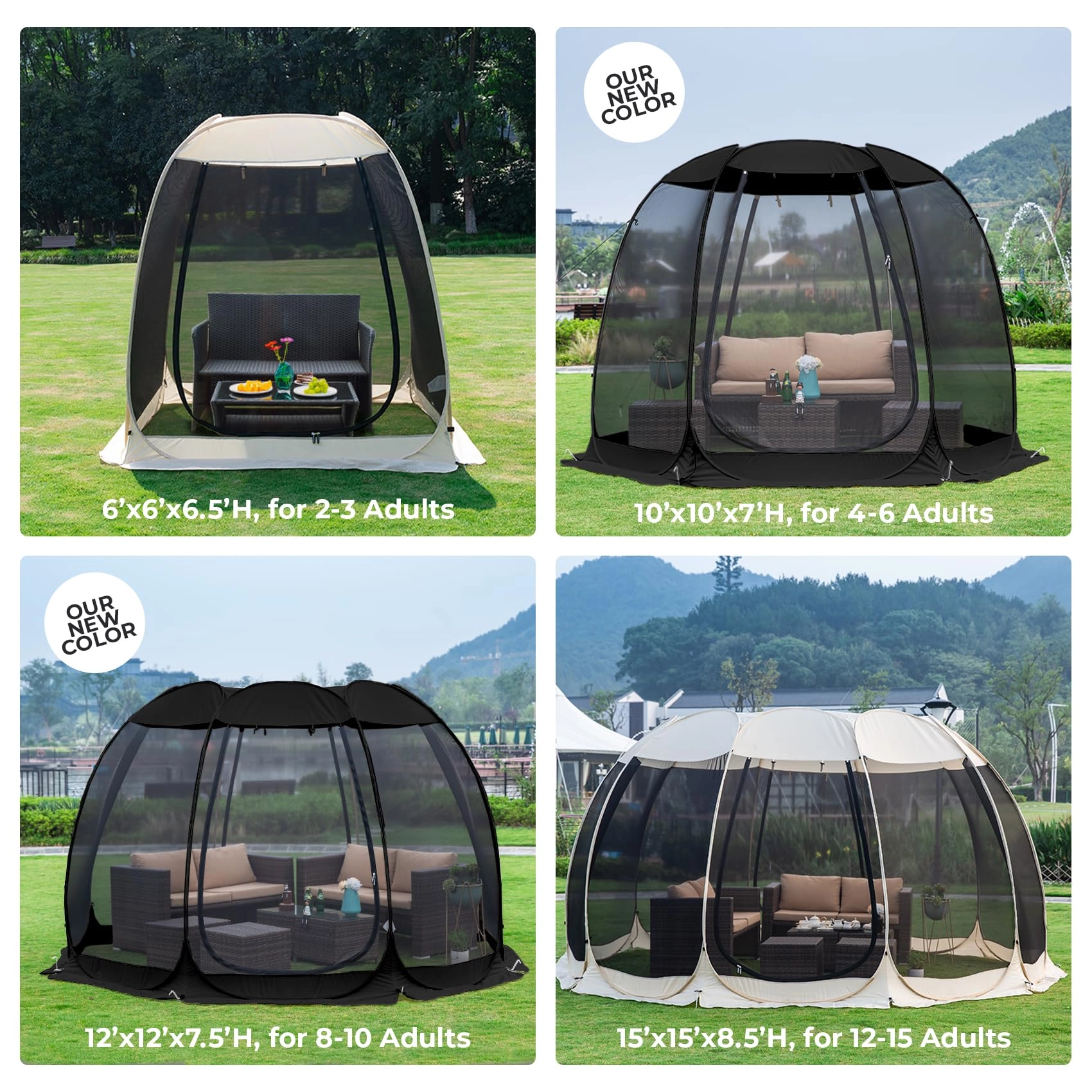 Pop Up Screen House - 9 square meters