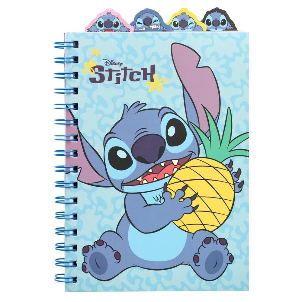 Grupo Erik Disney Stitch Project Notebook A5 Spiral - Lined 80 Pages