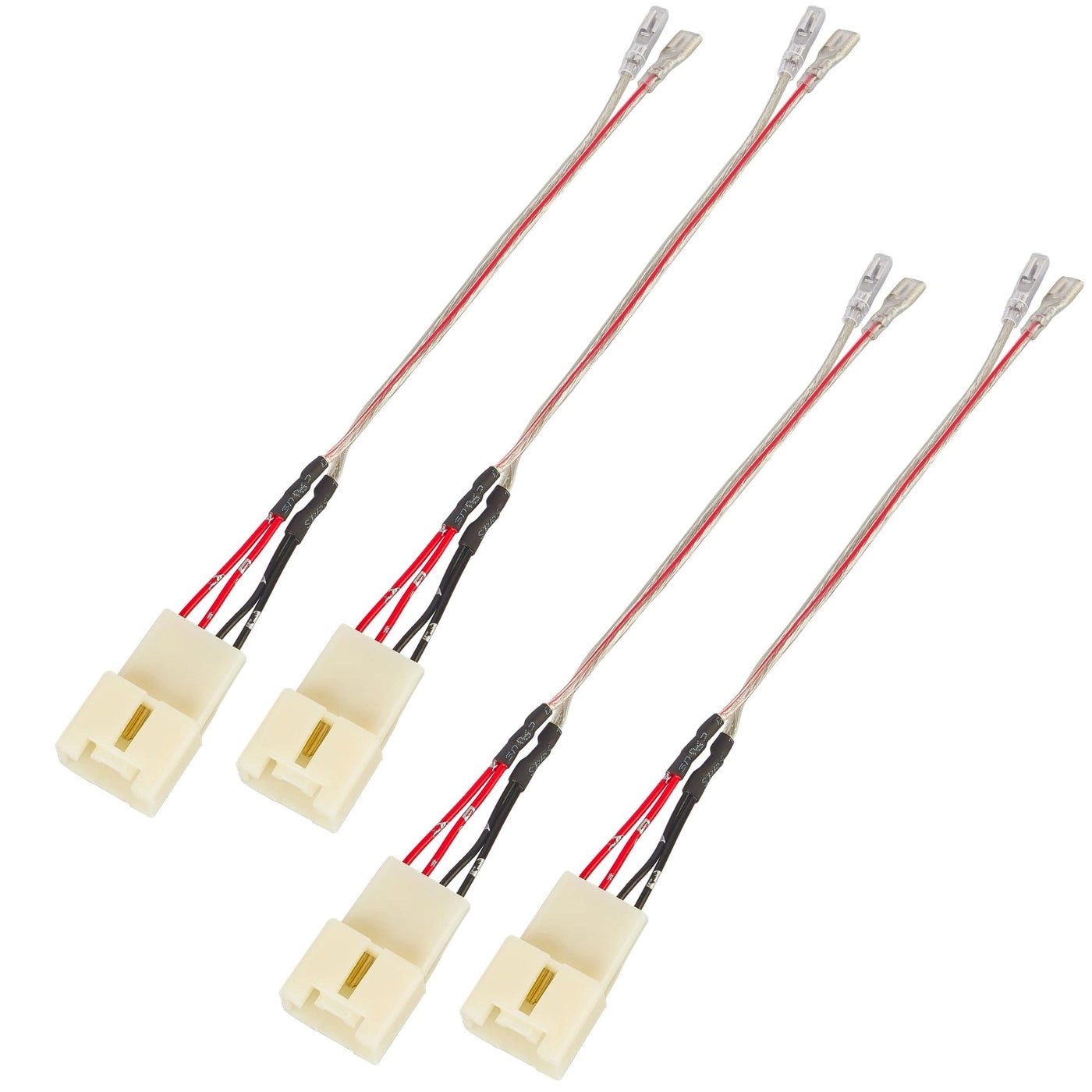 RED WOLF Front Rear Door Speaker Wiring Harness - 4 PCS Ford Mazda
