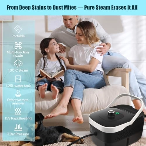 Handheld Steam Cleaner - 4.5 bar 1250 ml