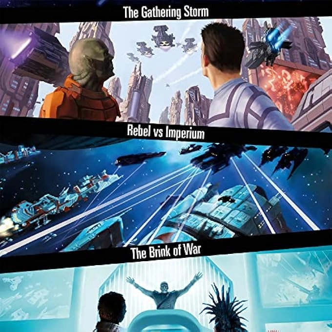 Race for the Galaxy: The Gathering Storm + Race for the Galaxy: Rebel vs Imperium + Race for the Galaxy: The Brink of War