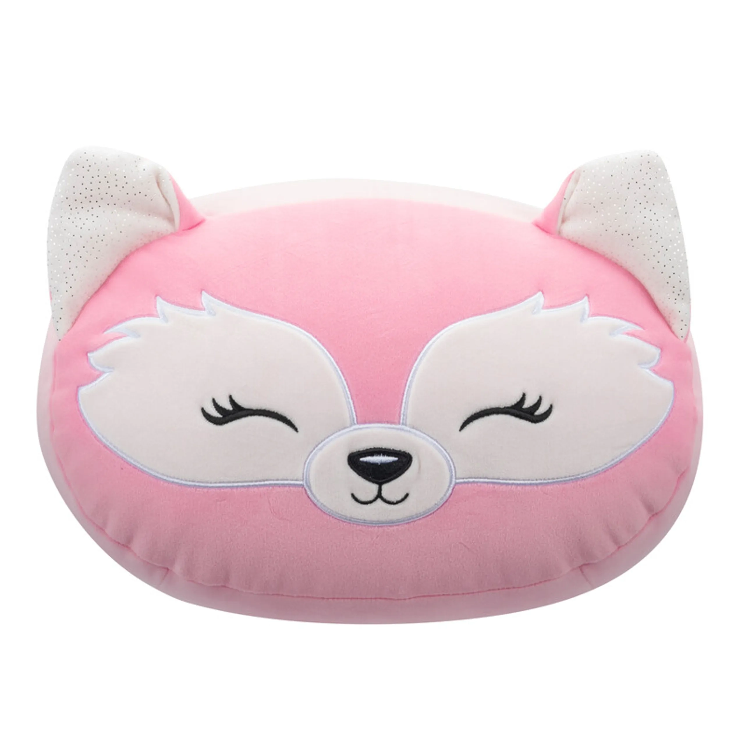 Squishmallows Rhiannon - Medium 12 inch Pink Fox Closed Eyes