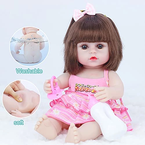 Reborn Baby Doll - 15 Inch Vinyl Mohair