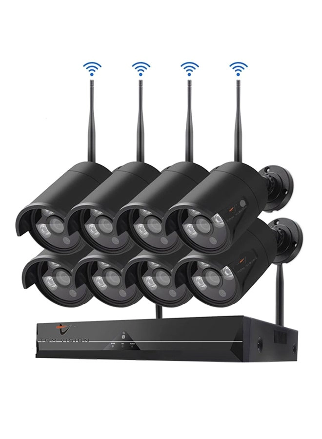 8CH-Wifi-NVR + Bullet Camera - 8 8 channels 2 MP