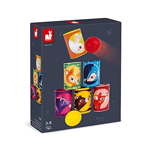 Forest Tumbling Cans - 36 months - 8 years 6 cans 2 balls