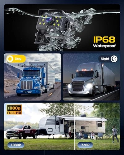 Reversing Camera Kit - Night vision Wired 1080P