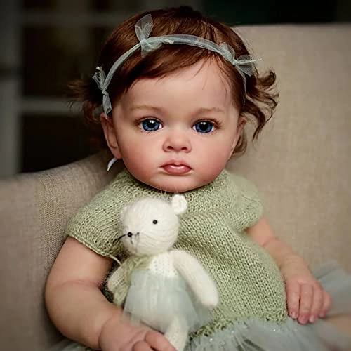 Rebirth Baby Doll - 48cm/58cm Silicone Limbs Cloth Body Panda Clothes Gift Set