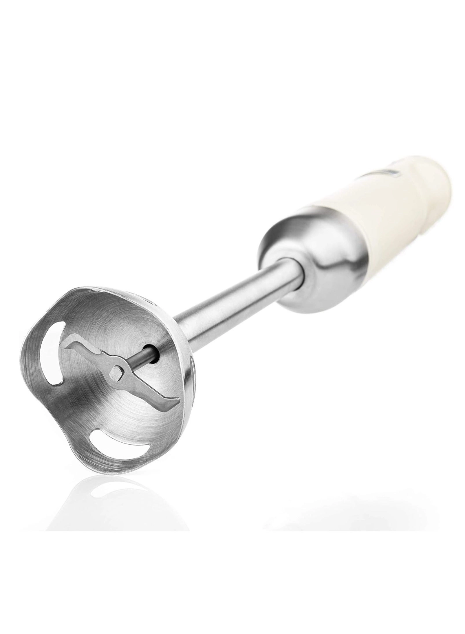 Retro Hand Blender - Stainless Steel, Turbo Mode, Soft Grip