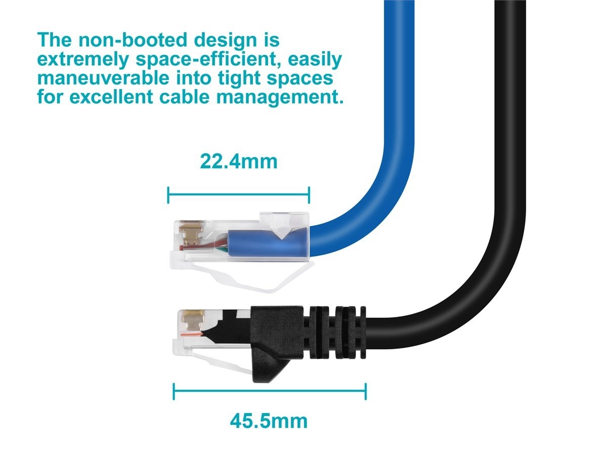 Cat6A PoE Patch Cable - 25 Feet