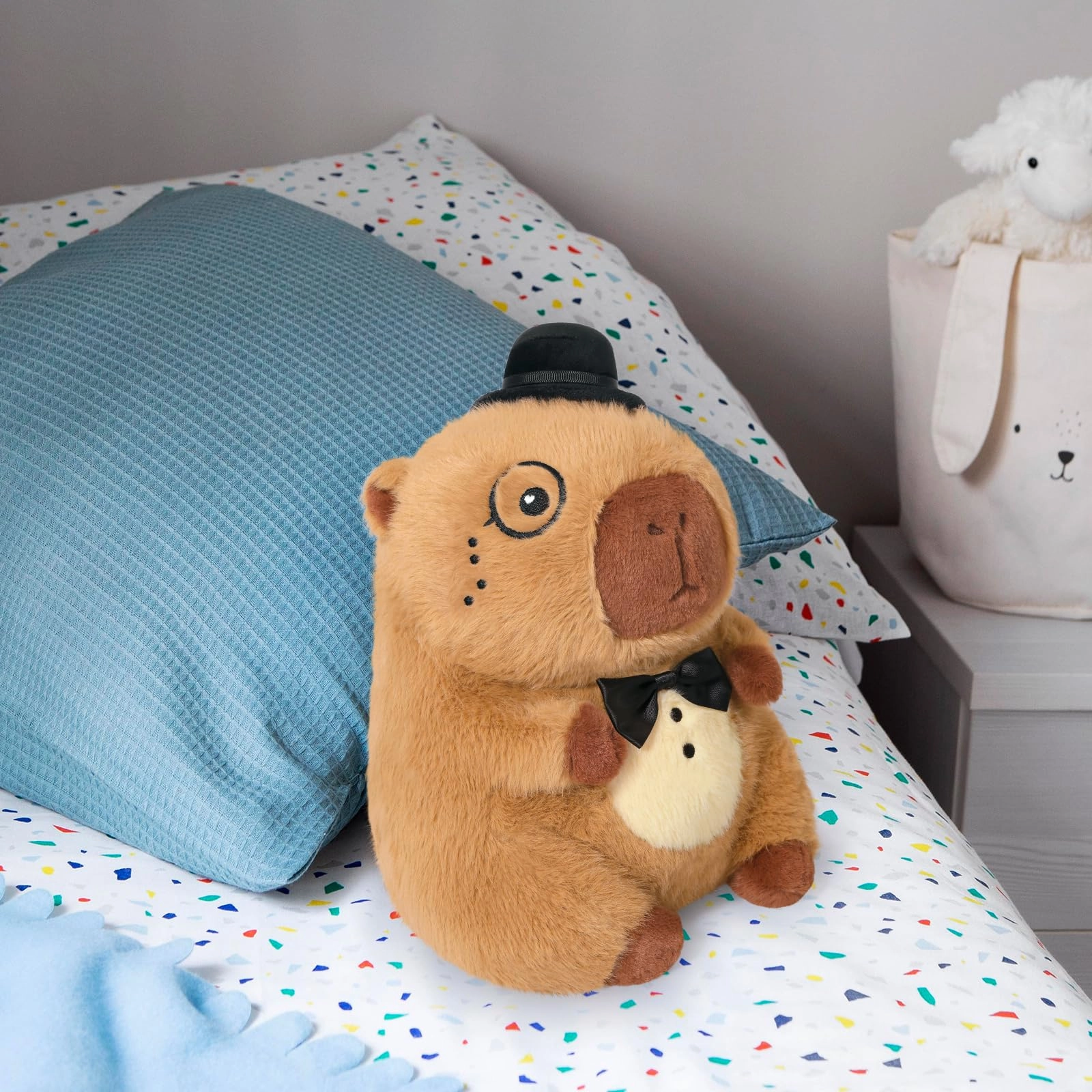 Capybara Plush - 9 inch Strawberry Hat