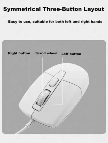 Wired USB C Mouse - USB