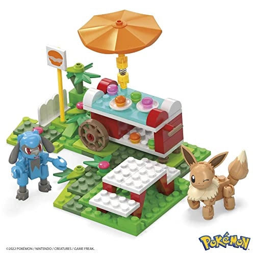 Pokémon Action Figure Building Toys Set - Pokémon Picnic Eevee and Riolu 193 pcs