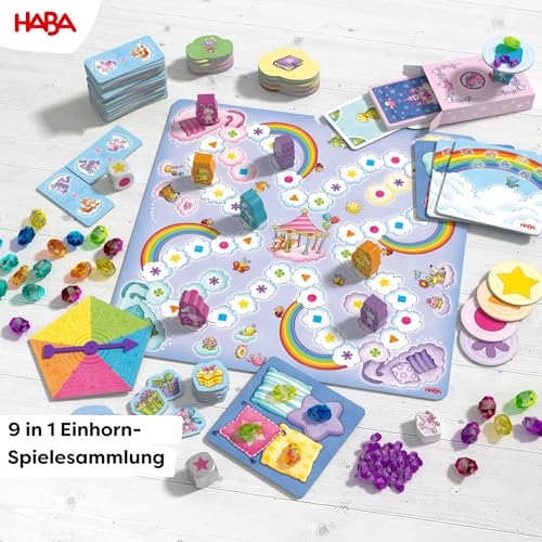 Unicorn Glitter Happy Game Collection - 9 in 1 Games Set
