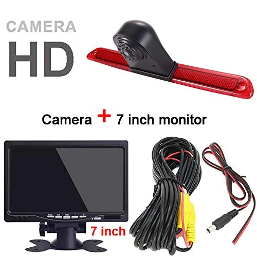 Brake Light Reversing Camera + Rear View Mirror Monitor - Night vision 628 x 586 pixels