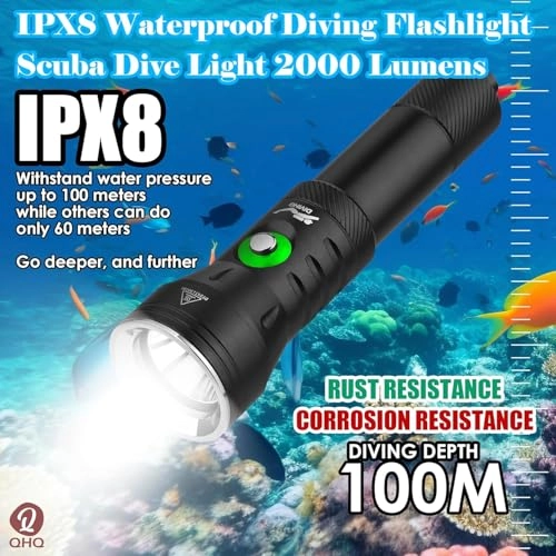 D260 - 2000 Lumens IPX8 100M Waterproof