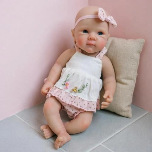 Reborn Baby Doll - 8 Inch Silicone Girl Ages 3+