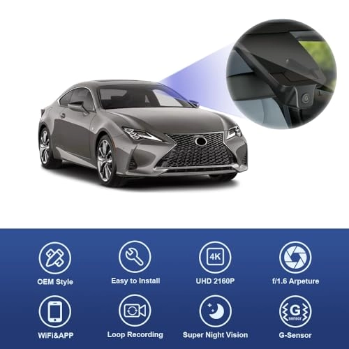 4K Front Only - 2160P Lexus RC & RC F