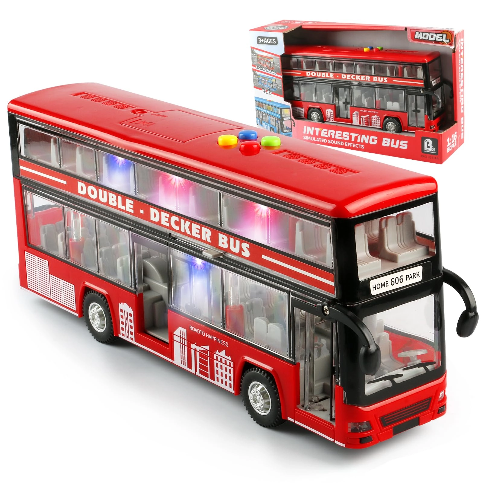 Cdymkf Double decker bus - 1:16 1pcs