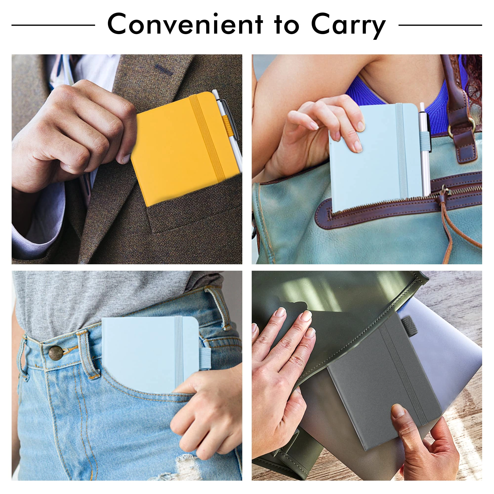 Pocket Notebook A6 Hardcover - Lined 56 Sheets