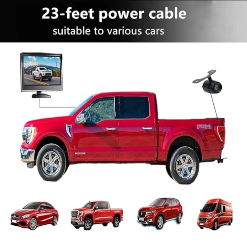 Backup Camera System - 4.3 Inches IP69 Waterproof