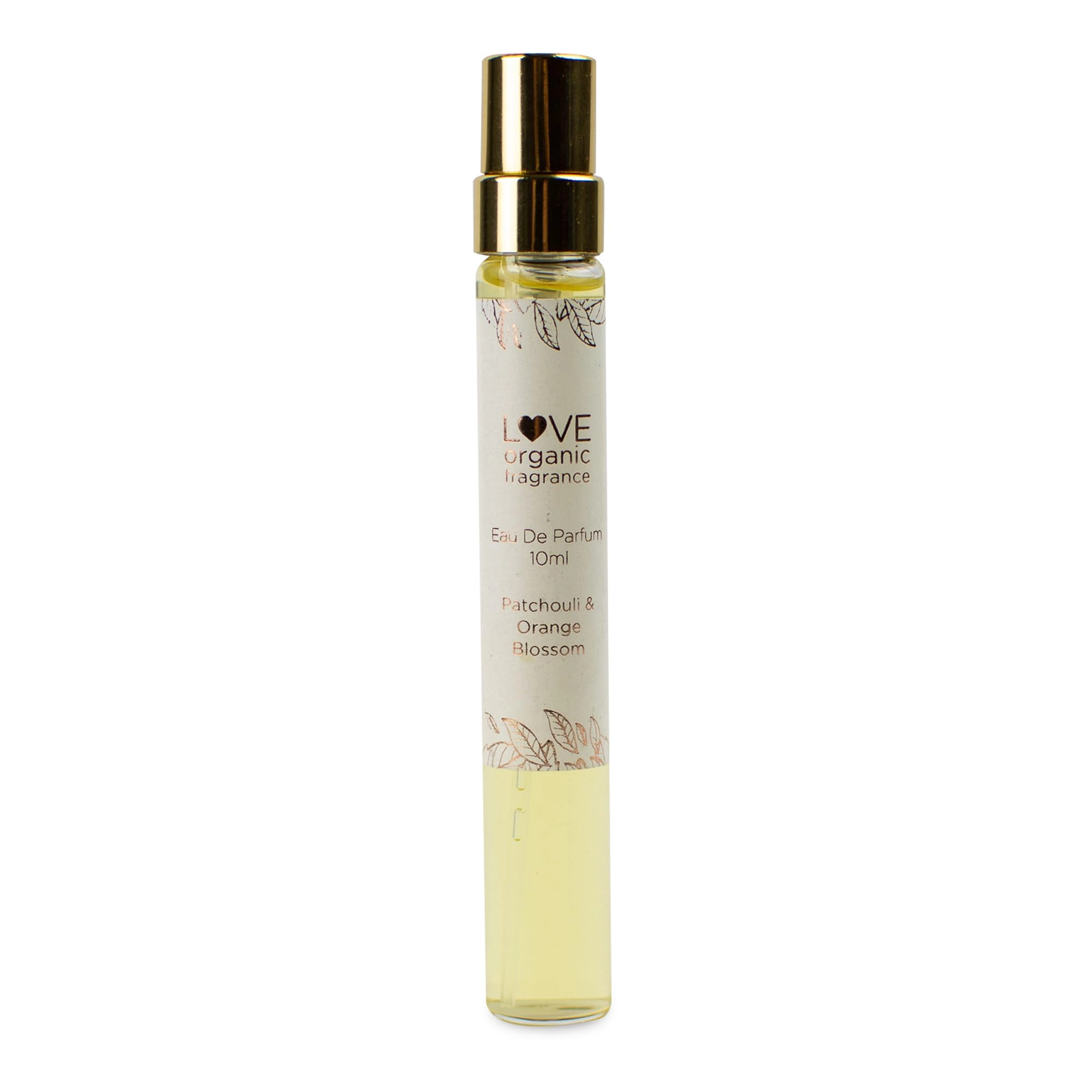 corincraft love organic fragrance Patchouli & Orange Blossom Eau de Parfum 10ml