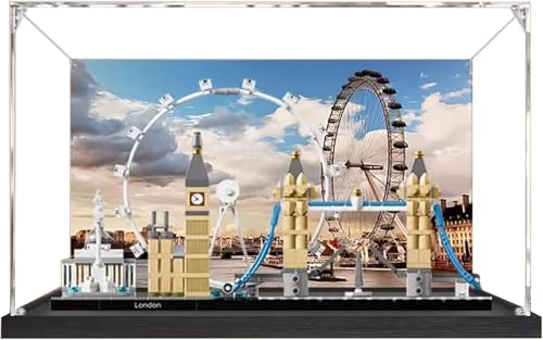 Lego Acrylic Display Case - 3mm Dustproof Compatible with 21034 30x10x20CM