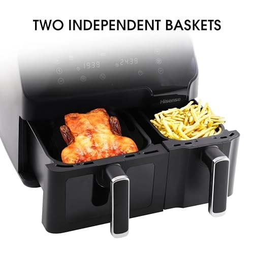 Air Fryer H09AFBK2S5 - Dual Cooking Zone; 8 Preset Programs; 360° Circulation