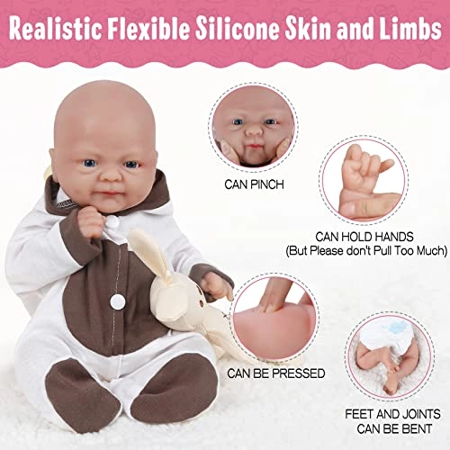 Reborn Baby Doll - 18 inch Silicone Girl