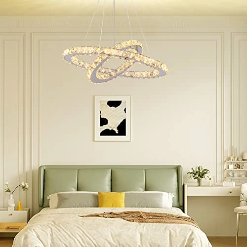 Modern Ring Chandelier - Cool White 6000K NON-DIMMABLE