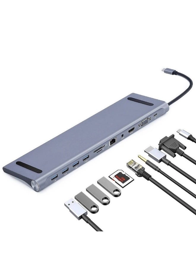 Multiport Docking Station - Type-C 11-in-1