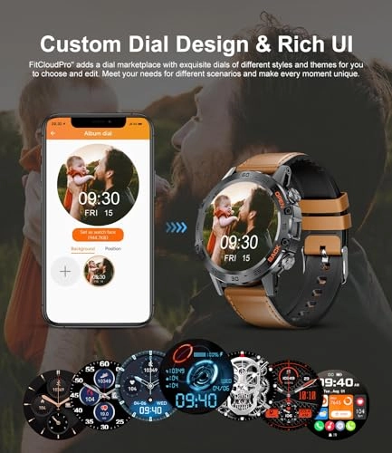 Military Smart Watch Stainless Steel